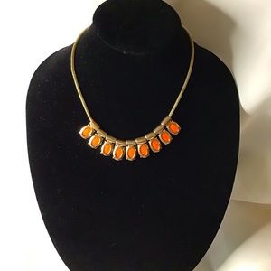 Nice Gold and orange necklace $12